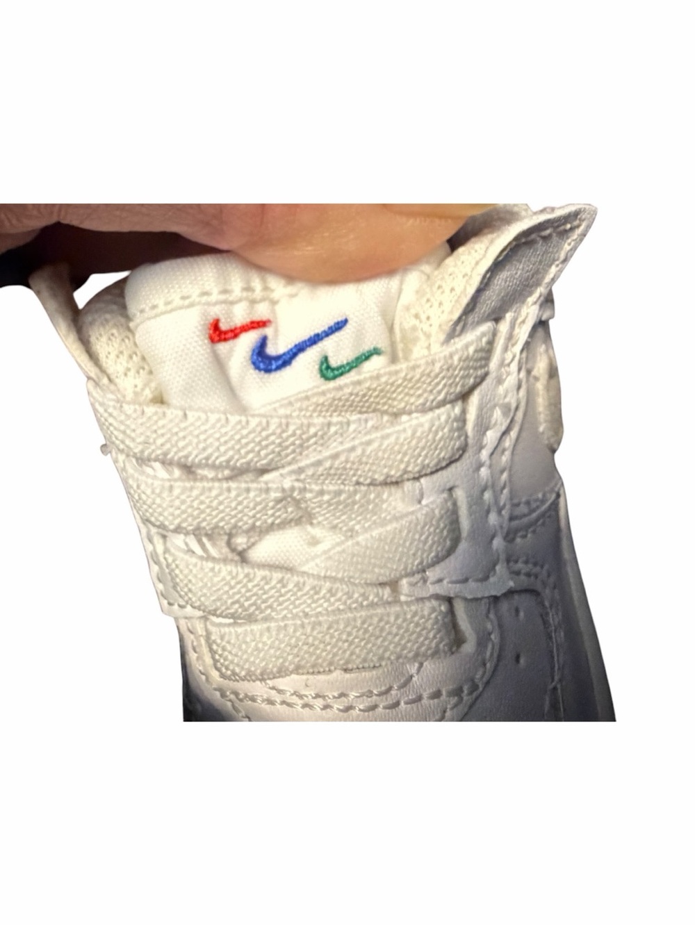 Nike Air Force 1’s Fontanka (TD) White Opti Yellow Infant Shoes Size 2C - Picture 6 of 9